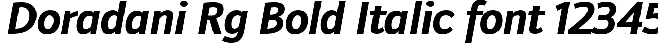 Dynamic Doradani Rg Bold Italic Font Preview https://safirsoft.com