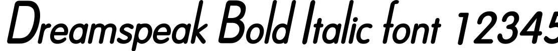 Dynamic Dreamspeak Bold Italic Font Preview https://safirsoft.com