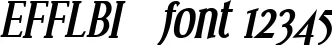 Dynamic EFFLBI   Font Preview https://safirsoft.com