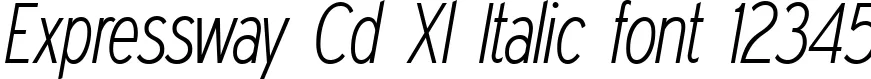 Dynamic Expressway Cd Xl Italic Font Preview https://safirsoft.com