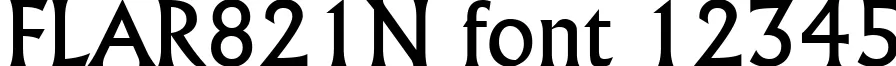Dynamic FLAR821N Font Preview https://safirsoft.com