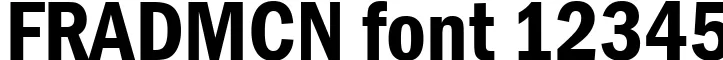 Dynamic FRADMCN Font Preview https://safirsoft.com