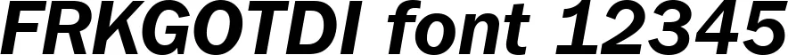 Dynamic FRKGOTDI Font Preview https://safirsoft.com