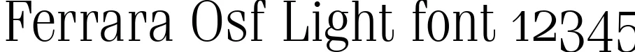 Dynamic Ferrara Osf Light Font Preview https://safirsoft.com