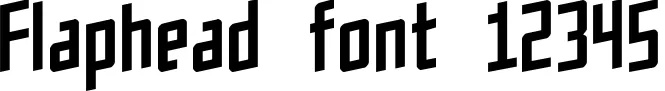 Dynamic Flaphead Font Preview https://safirsoft.com