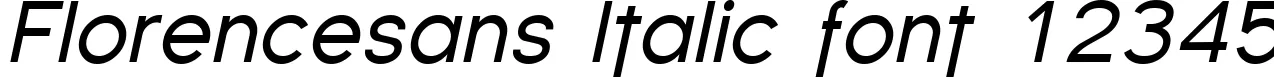 Dynamic Florencesans Italic Font Preview https://safirsoft.com