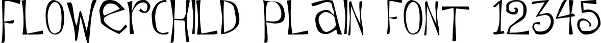 Dynamic Flowerchild Plain Font Preview https://safirsoft.com