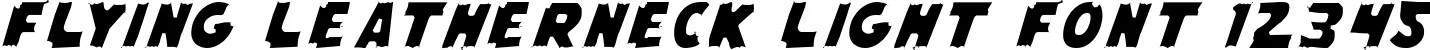 Dynamic Flying Leatherneck Light Font Preview https://safirsoft.com