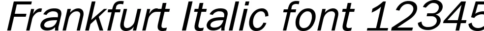 Dynamic Frankfurt Italic Font Preview https://safirsoft.com