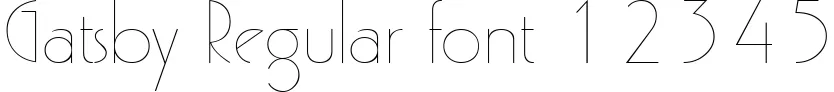 Dynamic Gatsby Regular Font Preview https://safirsoft.com