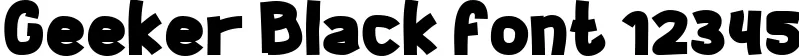 Dynamic Geeker Black Font Preview https://safirsoft.com