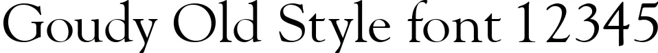 Dynamic Goudy Old Style Font Preview https://safirsoft.com