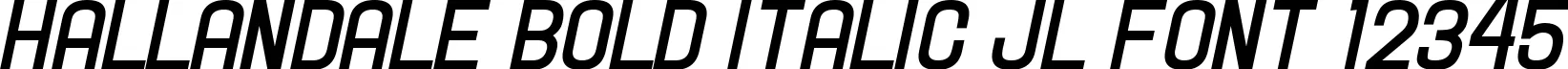 Dynamic Hallandale Bold Italic JL Font Preview https://safirsoft.com