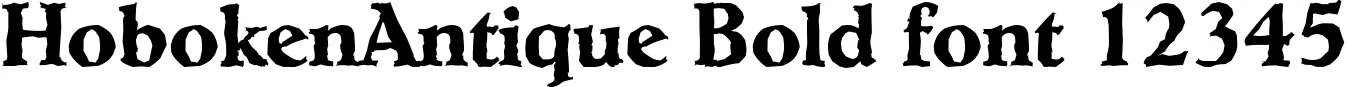Dynamic HobokenAntique Bold Font Preview https://safirsoft.com