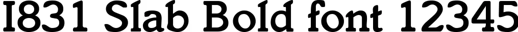 Dynamic I831 Slab Bold Font Preview https://safirsoft.com