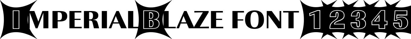 Dynamic ImperialBlaze Font Preview https://safirsoft.com