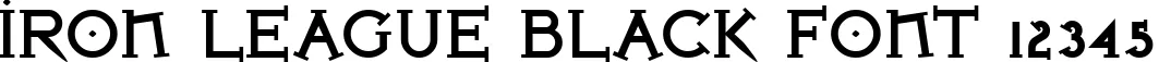 Dynamic Iron League Black Font Preview https://safirsoft.com