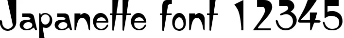 Dynamic Japanette Font Preview https://safirsoft.com
