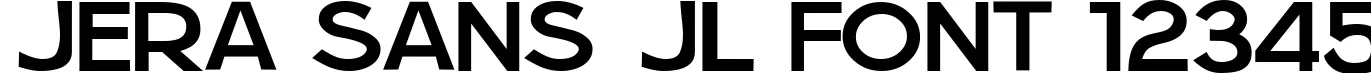 Dynamic Jera Sans JL Font Preview https://safirsoft.com