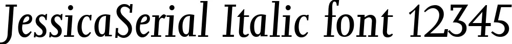 Dynamic JessicaSerial Italic Font Preview https://safirsoft.com