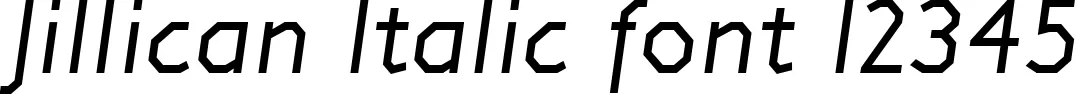 Dynamic Jillican Italic Font Preview https://safirsoft.com