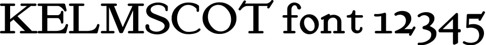 Dynamic KELMSCOT Font Preview https://safirsoft.com