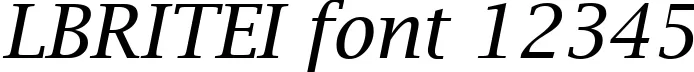 Dynamic LBRITEI Font Preview https://safirsoft.com