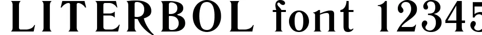 Dynamic LITERBOL Font Preview https://safirsoft.com