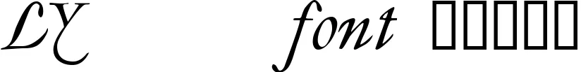 Dynamic LY       Font Preview https://safirsoft.com