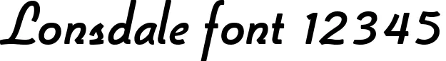 Dynamic Lonsdale Font Preview https://safirsoft.com