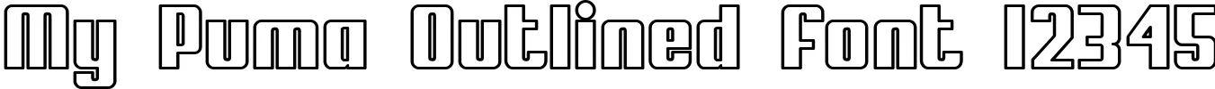 Dynamic My Puma Outlined Font Preview https://safirsoft.com