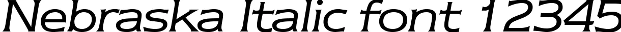 Dynamic Nebraska Italic Font Preview https://safirsoft.com