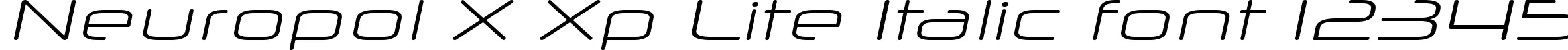 Dynamic Neuropol X Xp Lite Italic Font Preview https://safirsoft.com