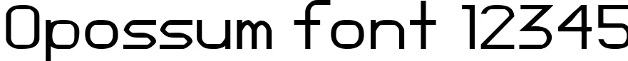 Dynamic Opossum Font Preview https://safirsoft.com