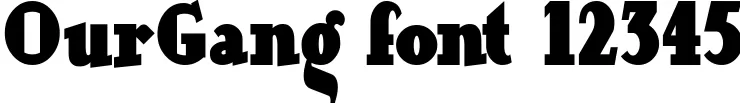 Dynamic OurGang Font Preview https://safirsoft.com