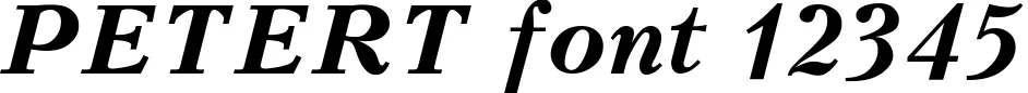 Dynamic PETERT Font Preview https://safirsoft.com