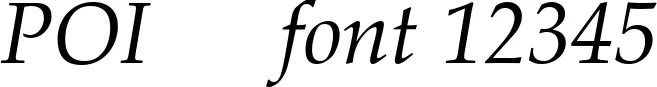 Dynamic POI      Font Preview https://safirsoft.com