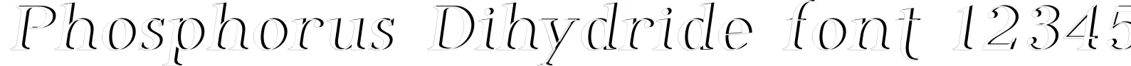 Dynamic Phosphorus Dihydride Font Preview https://safirsoft.com
