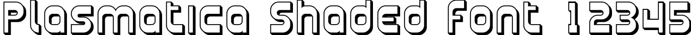 Dynamic Plasmatica Shaded Font Preview https://safirsoft.com