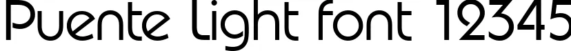 Dynamic Puente Light Font Preview https://safirsoft.com