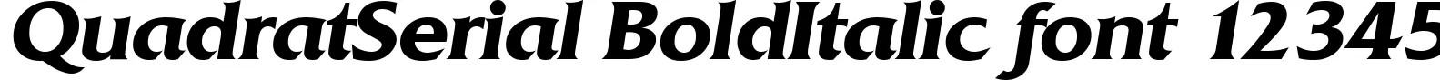 Dynamic QuadratSerial BoldItalic Font Preview https://safirsoft.com