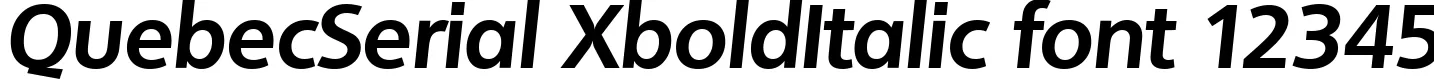 Dynamic QuebecSerial XboldItalic Font Preview https://safirsoft.com