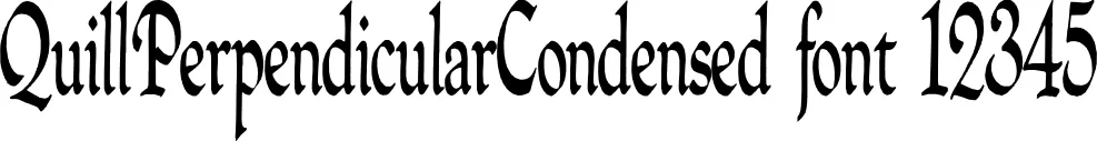 Dynamic QuillPerpendicularCondensed Font Preview https://safirsoft.com