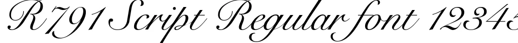 Dynamic R791 Script Regular Font Preview https://safirsoft.com
