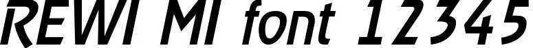 Dynamic REWI MI Font Preview https://safirsoft.com