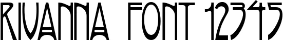 Dynamic RIVANNA  Font Preview https://safirsoft.com