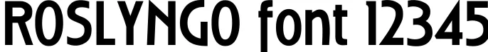 Dynamic ROSLYNGO Font Preview https://safirsoft.com