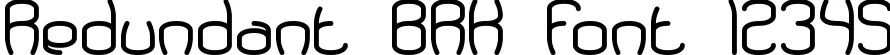 Dynamic Redundant BRK Font Preview https://safirsoft.com