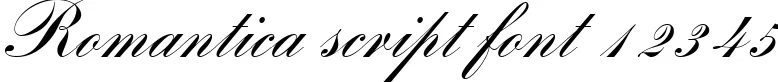 Dynamic Romantica script Font Preview https://safirsoft.com