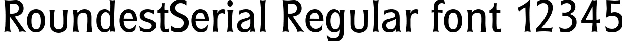 Dynamic RoundestSerial Regular Font Preview https://safirsoft.com